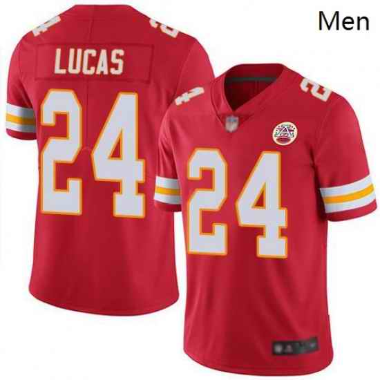 Nike Chiefs 24 Jordan Lucas Red Vapor Untouchable Limited Jersey